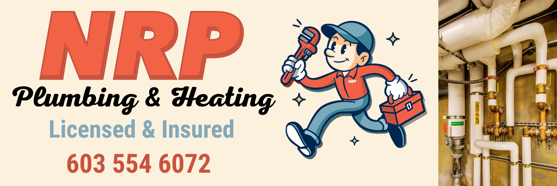NRP Plumbing & Heating Banner